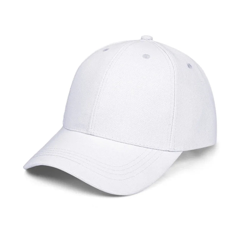 Anpassningsbar Bomullskeps Brodyr Tryck – 18 Färger 54–60cm Justerbar Unisex Hip Hop Snapback Volymrabatt Profilkläder Reklamkeps