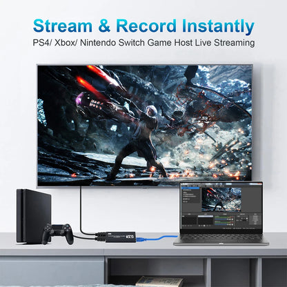 ONEVAN HDMI-capture card USB 3.0 – 1080p/60 och 4K/60 input