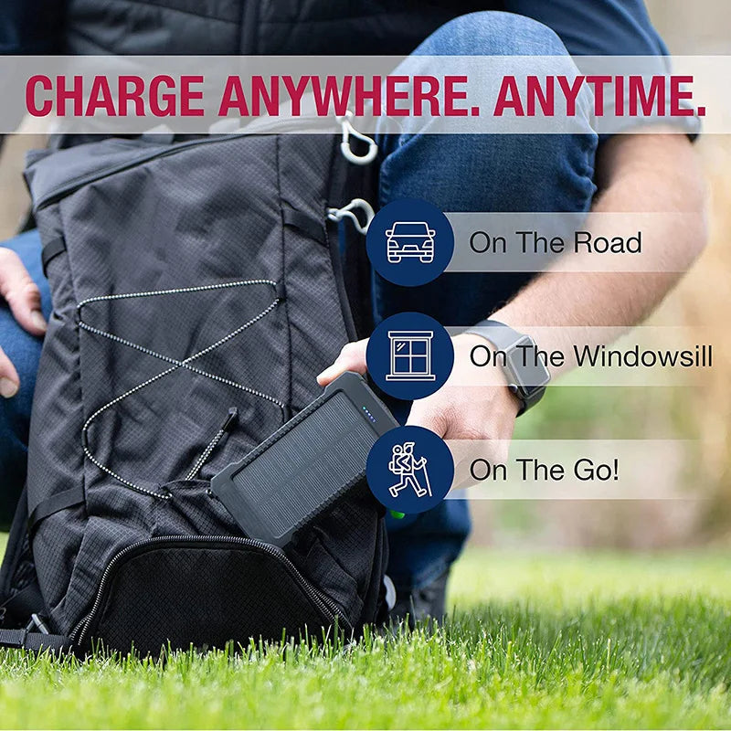 Lenovo 200000mah Solar Power Bank Portable Large Capacity Super Fast Charging Outdoor External Battery For iPhone Samsung Huawei