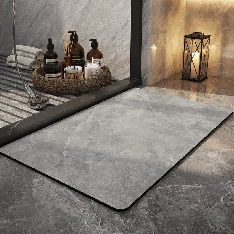 Bathroom Carpet Home Decoration Bath Absorbent Marbling Floor Mat Toilet Rug Doormat Non-slip Foot Mats Alfombra De Baño 양탄자