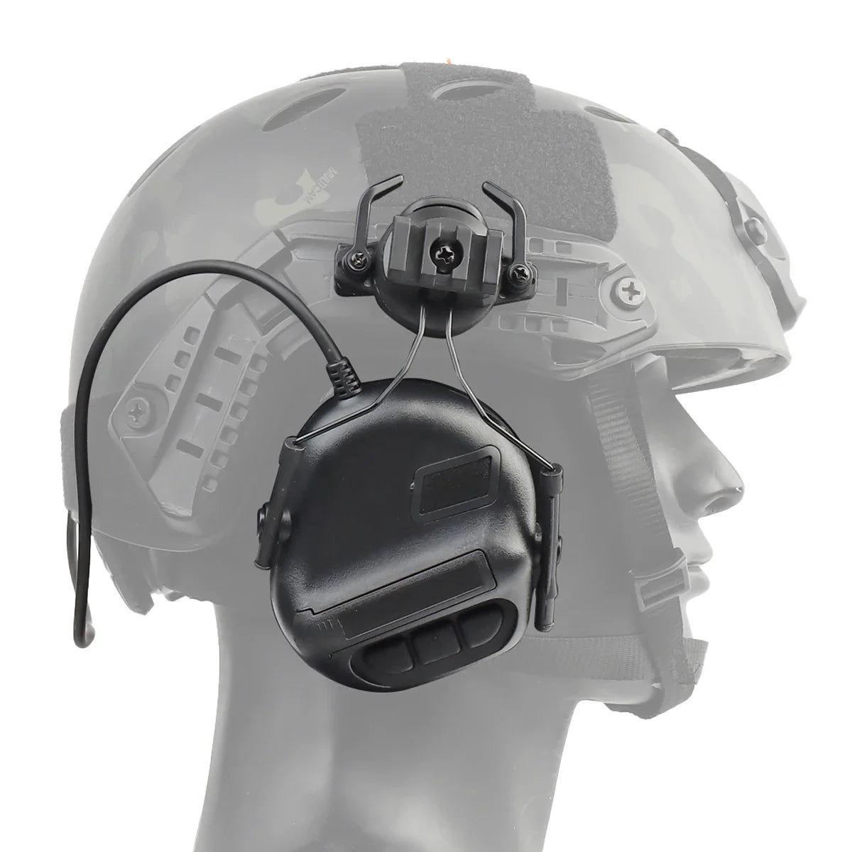 Tactical Helmet Headset Non-picking Noise-Cancelling Headset For Gen5 Helmet Headset Baofeng Radio PTT Adapter Mobile Earphone