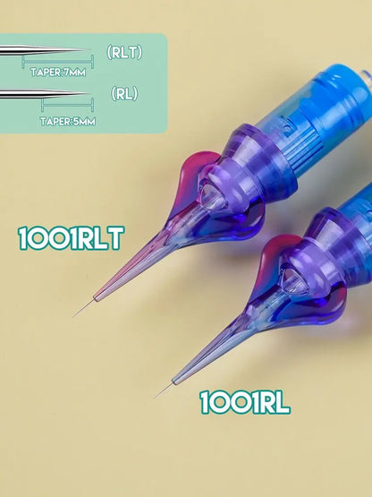 Mast Ocean Heart PMU Tattoo Cartridge Needles 1RL Disposable Permanent Makeup Lip Eyebrow Round Liner SMP Microblading Supplies
