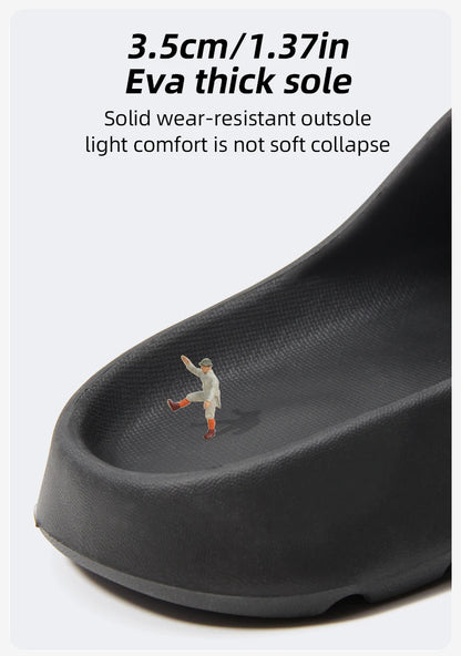 EVA Anti-Slip Men's Slippers Home Thick Bottom Slippers Comfortable Lightweight Indoor Outdoor House Slippers