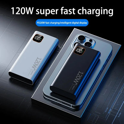 Redmi 500000mAh Large Capacity Power Bank Portable 120W Super Fast Charging External Battery Charger Powerbank For iPhone Xiaomi