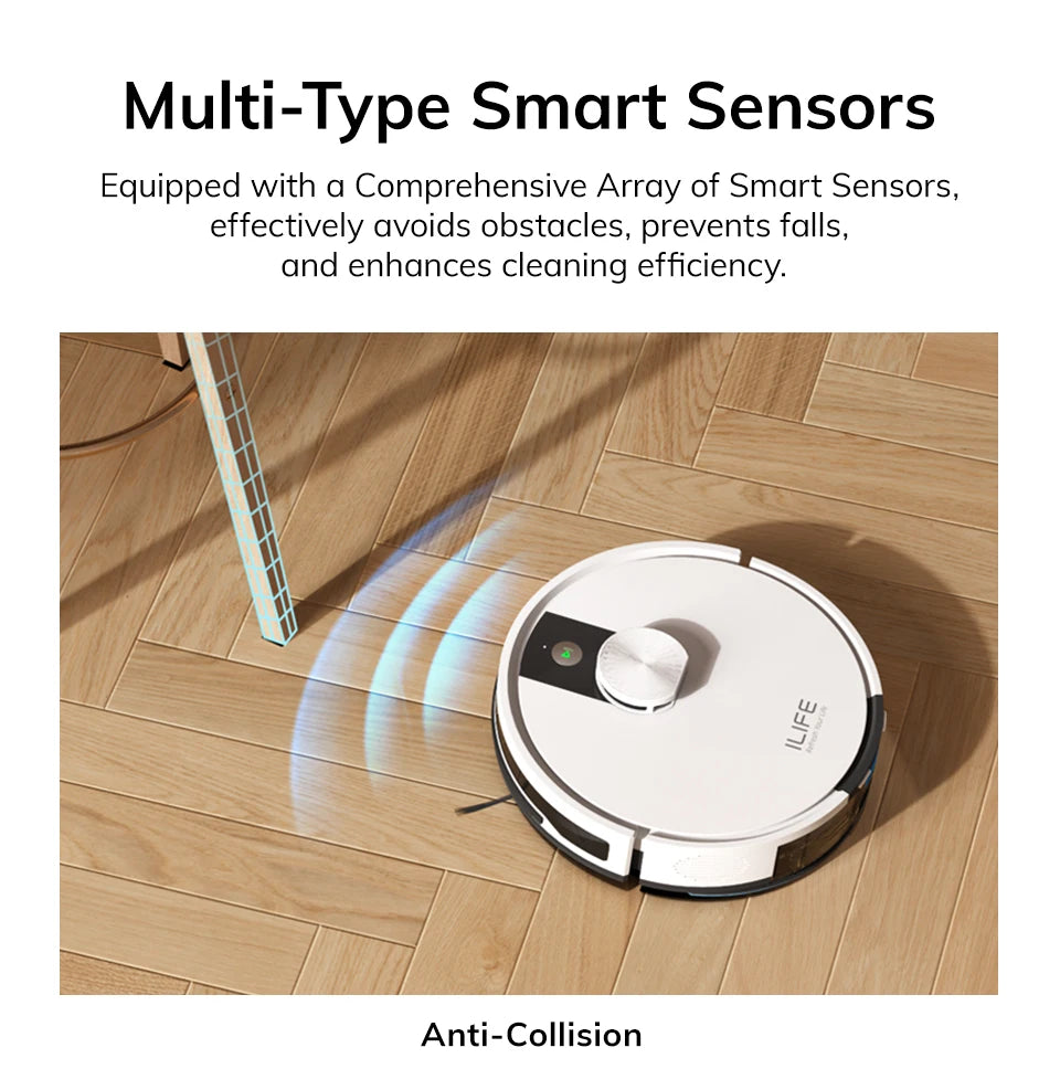 ILIFE A12 Pro Robotdammsugare och Mopp