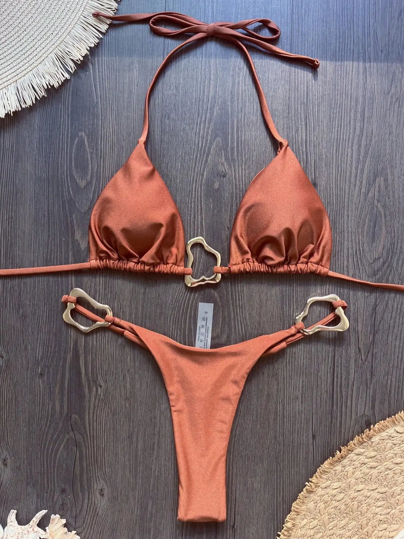 Sexy Halter Micro Bikini 2026 Women Swimsuit Solid Swimwear Thong Bikinis Set Brazilian Beach Wear Bathing Suit Biquini Female