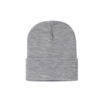 Anpassningsbar Stickad Mössa Brodyr Tryck – 25 Färger Akryl Unisex Vinter Volymrabatt 1–30+ Mössor Med/Utan Logotyp Profilkläder