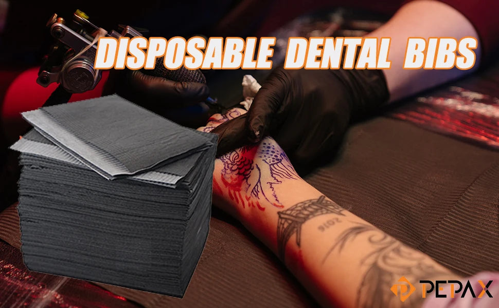 100/50/5pcs Disposable Waterproof Tattoo Clean Pad Wipes Dental Piercing Bibs Waterproof Sheets Paper Tattoo Accessories