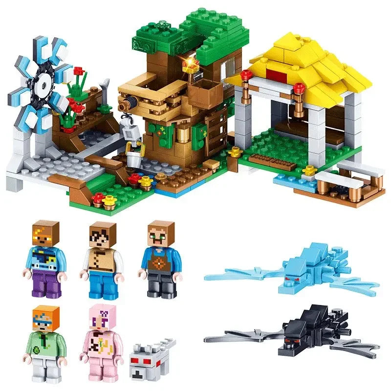 Byggklossar LEGO-kompatibel – 6 Teman By Grotta Gruva Djungel Djurfigurer Pedagogisk Pussellek 6+ År 2026