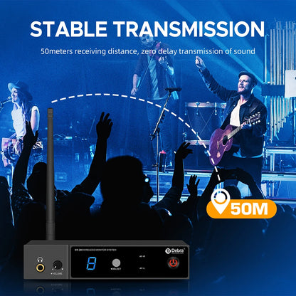 Debra ER-280 UHF Trådlöst In-Ear Monitor-system