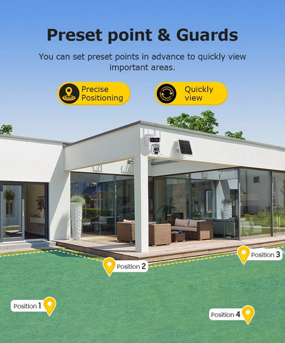 LS VISION 12MP 20X Optical Zoom 4G/ WiFi Solar Camera Outdoor Camouflage PTZ Cameras Surveillance CCTV Solar Hunting Camera Ubox