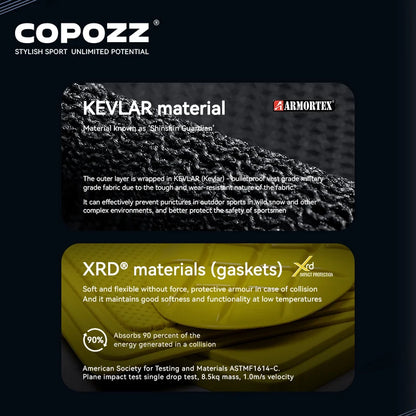 COPOZZ Unisex Skyddsshorts för Sport