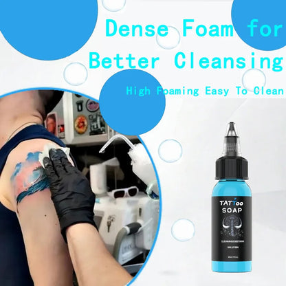 Tattoo Transfer Stencil Kit Black Tattoo Ink Transfer Gel Lotion Stencil Paper Ink Cups Gloves Blue Lotion Set