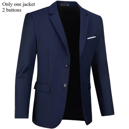 Men Suits Sets High Quality For Wedding Elegant 2 Pieces Jackets Pants Stretch Blazers Tailored Formal Full 2025 Costume