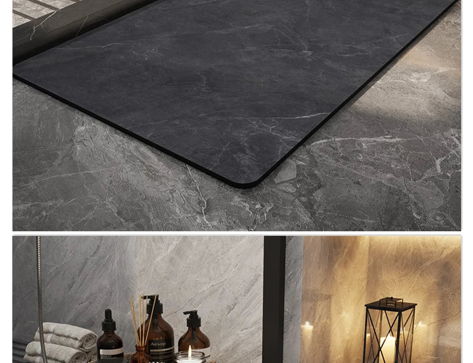 Bathroom Carpet Home Decoration Bath Absorbent Marbling Floor Mat Toilet Rug Doormat Non-slip Foot Mats Alfombra De Baño 양탄자