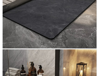 Bathroom Carpet Home Decoration Bath Absorbent Marbling Floor Mat Toilet Rug Doormat Non-slip Foot Mats Alfombra De Baño 양탄자