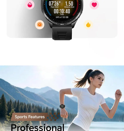 Honor Watch 6 new Smartwatch 1.46" AMOLED Up to 35 days battery life Over 120 training and health modes 5ATM waterproof, IP69 protection, Bluetooth 5.4