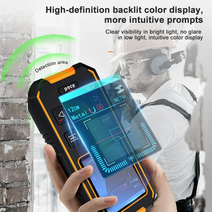 NOYAFA NF-513S Metal Detector Wall Scanner AC Live Cable Wires Metal Wood Stud Find with Positioning Hole Wall Detector