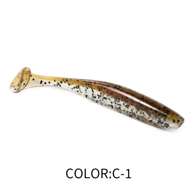 2020 NEW Supercontinent Soft Lures   Baits Fishing Lure Leurre Shad Double Color Silicone Bait T Tail