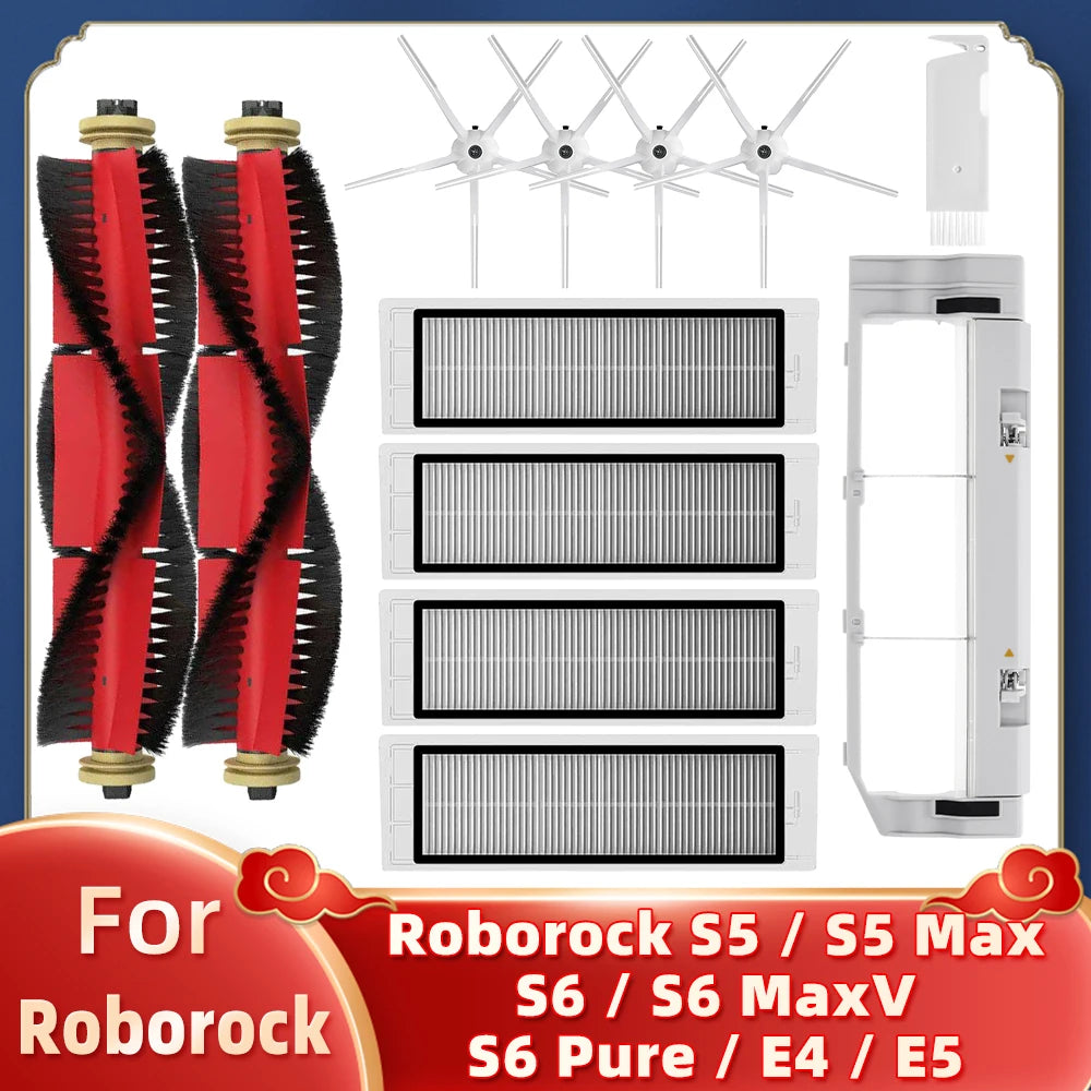 Reservdelar till Xiaomi Mi Robot & Roborock – Börstar, Filter & Set