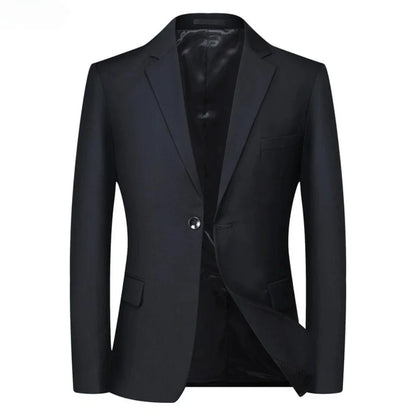 Herr Slim Fit Kavaj – Sträckbar Formell Blazer för Kontor, Bröllop & Casual, 13 Färger, Storlek S–7XL