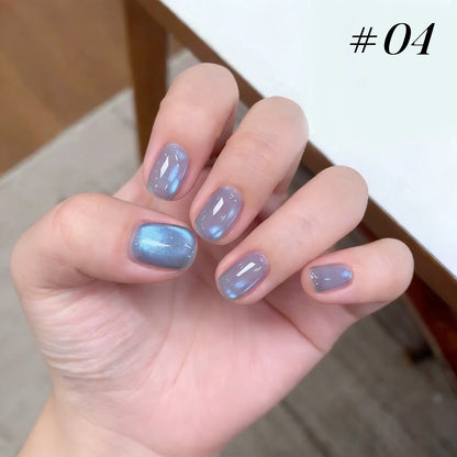 MIANEL Orion Nebula Cat Eye Gel Nail Polish Sparkling Crystal Shimmer Blue Purple Gold 2026 Spring/Summer Unique Special