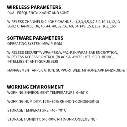 Xiaomi mijia Mi router AX1500 2.4G/5GHz WiFi6 1501Mbps Support IPTV Mesh Network Mijia App Wifi Gigabit Amplifier