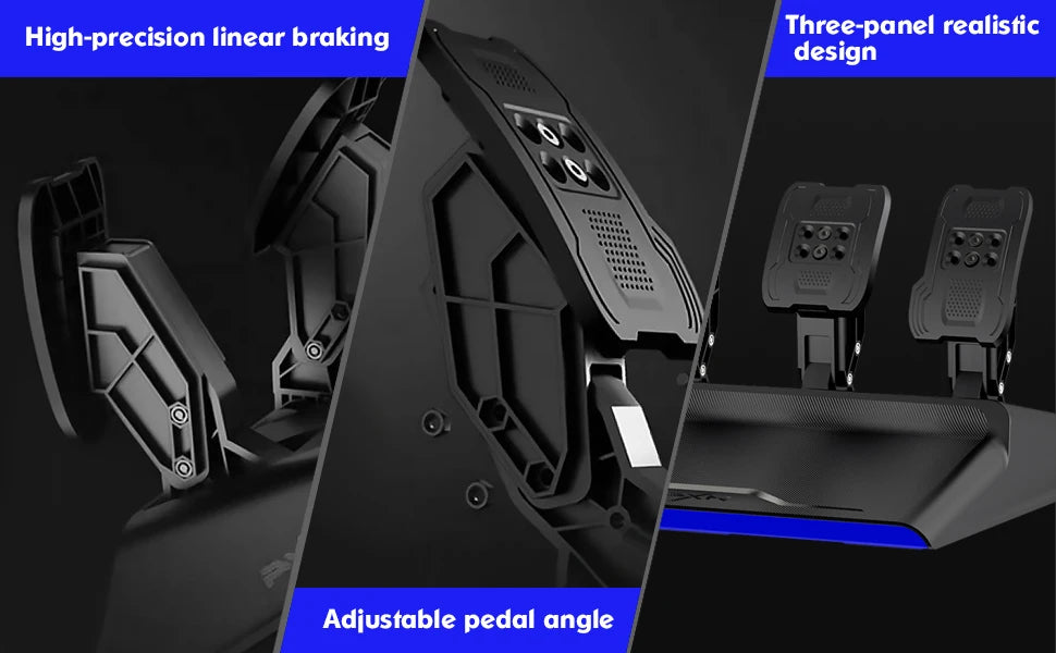 PXN V99 PC Racing Wheel Real Force Feedback Steering Wheel with Pedals Shifter Detachable 270/900 Degree Gaming Wheel