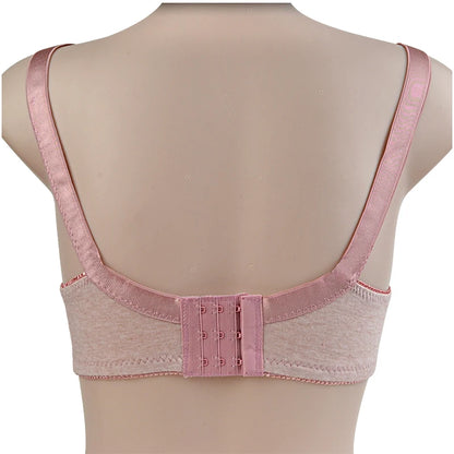 Soft Wire Free Bra For Women Plus Size Bras Comfortable Underwear Cotton Unlined Lingerie 34CD 36CD 38CD 40CD 42CD 44CD