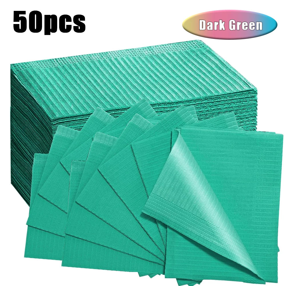 100/50/5pcs Disposable Waterproof Tattoo Clean Pad Wipes Dental Piercing Bibs Waterproof Sheets Paper Tattoo Accessories