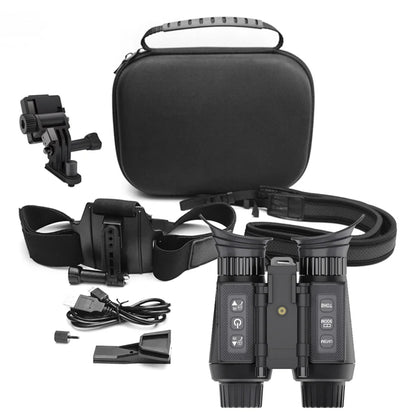 NV8300 Night Vision Binoculars Goggles 8X Digital Zoom 4K UHD 36MP 3D Head Mount Infrared Night Vision Device Hunting Telescope