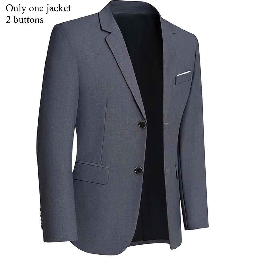 Men Suits Sets High Quality For Wedding Elegant 2 Pieces Jackets Pants Stretch Blazers Tailored Formal Full 2025 Costume
