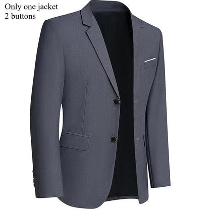 Men Suits Sets High Quality For Wedding Elegant 2 Pieces Jackets Pants Stretch Blazers Tailored Formal Full 2025 Costume