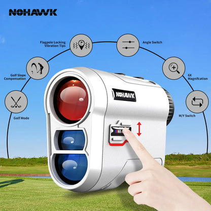 Nohawk laseravståndsmätare för golf med slope, flagglåsning och USB-C