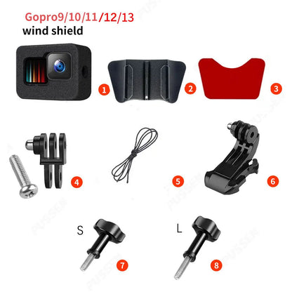 for Scorpion Exo R1 Helmet Custom Aluminium Chin Mount for GoPro Hero 13 12 11 10 Insta360 X4 X3 Ace Pro DJI Action 5 4 3 Camera