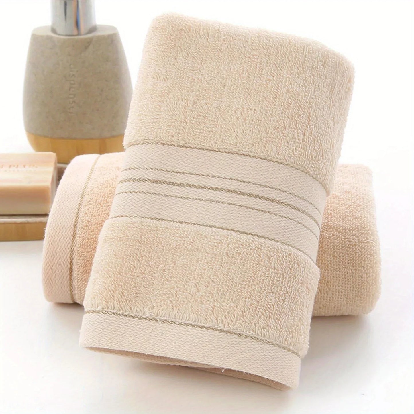 Pure Cotton Bath Towel, Soft and Absorbent Multi-Purpose High-Quality Quick-Dry Bathroom Towel