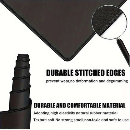 Large Gaming Mouse Pad with Non-slip Rubber Base Precise Seam Design Washable and Durable for Computer Games and Office Use
