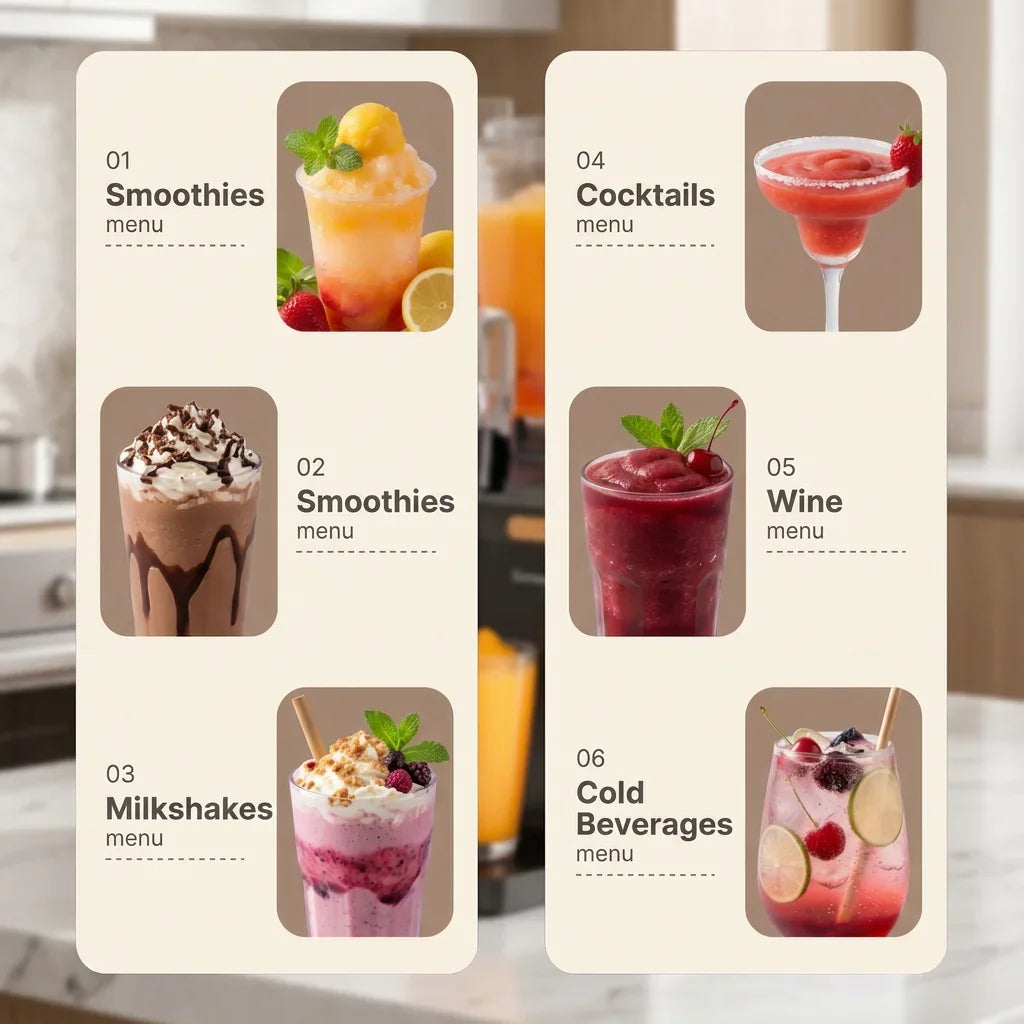 Slushie Maker 2.8L Large Capacity Slush Machine, 15 Mins Fast Cooling Cycle, 5 Preset Programs, One-Touch Auto Clean Function, Multifunctional Slush Machine for Slush Drinks, Milkshakes, Frozen Cocktails, Smoothies