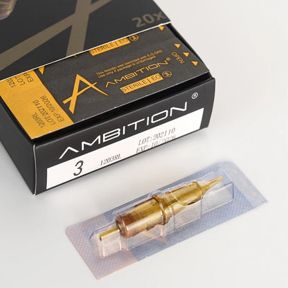 Ambition Glory Tattoo Cartridge Mix Needle 0.25mm 0.3mm 0.35mm Round Liner Shader Magnum Tattoo Needles 1rl 3rl 5rl 7rm 9rm 13rm