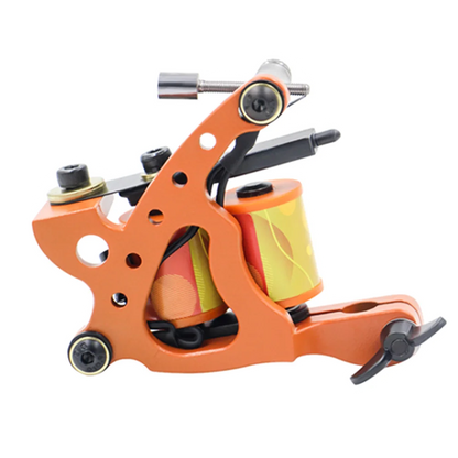 Professional Tattoo Coil Machine Tattoo Liner and Shader 10 Wraps Coils Iron Handmade Coil Tattoo Machine Gun for Tattoo Needle