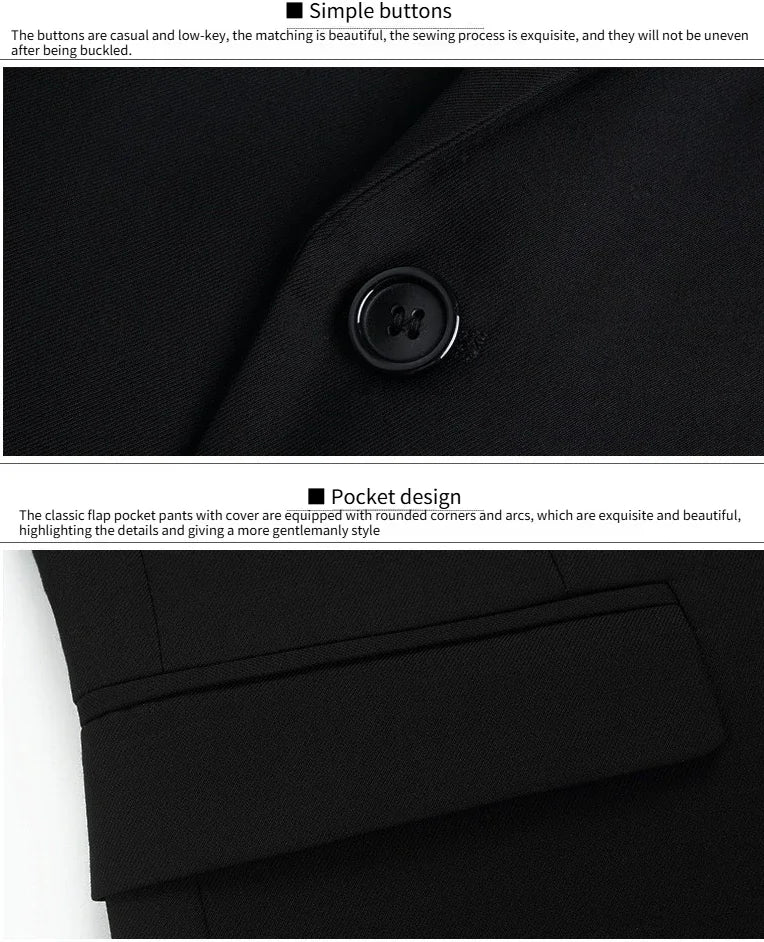 ZHUOLIN Herrkavaj Slim Fit – Sträcktyg Formell Bröllop Kontor Sport Marinblå Grå Svart Vinröd EU S–3XL