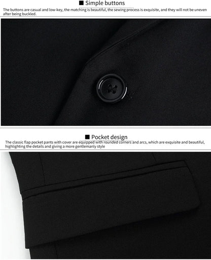 ZHUOLIN Herrkavaj Slim Fit – Sträcktyg Formell Bröllop Kontor Sport Marinblå Grå Svart Vinröd EU S–3XL