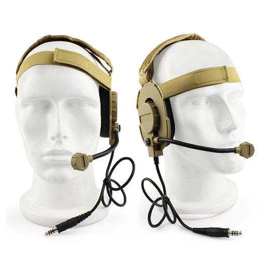 Taktiskt utomhus skjutkommunikation hörlur Bowman Elite II Headset U94 PTT För Kenwood Baofeng UV-5R radiotillbehör