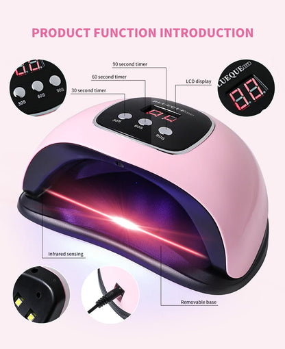 LIMEGIRL Nail UV Dryer Machine Professional 24 LED UV Manicure Lamp Home Use Nail Lamp For Drying Polish Varnish With USB Cable
