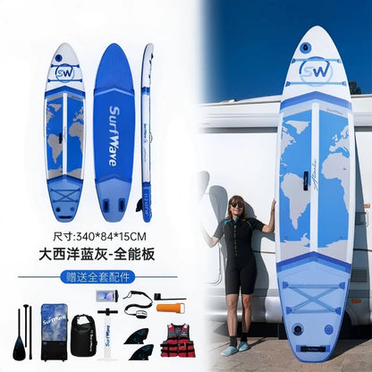 Uppblåsbar SUP-bräda i PVC för vuxna – välj design