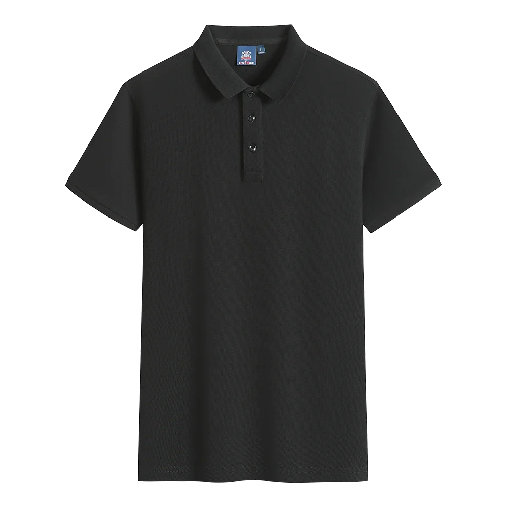 Polo-shirt med Eget Tryck eller Logotyp – 100% Bomull, Unisex S–6XL (Asian)