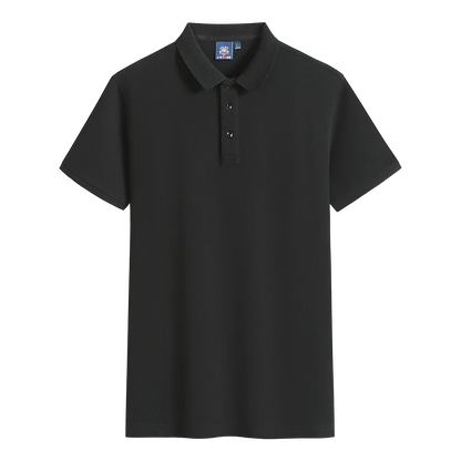 Polo-shirt med Eget Tryck eller Logotyp – 100% Bomull, Unisex S–6XL (Asian)