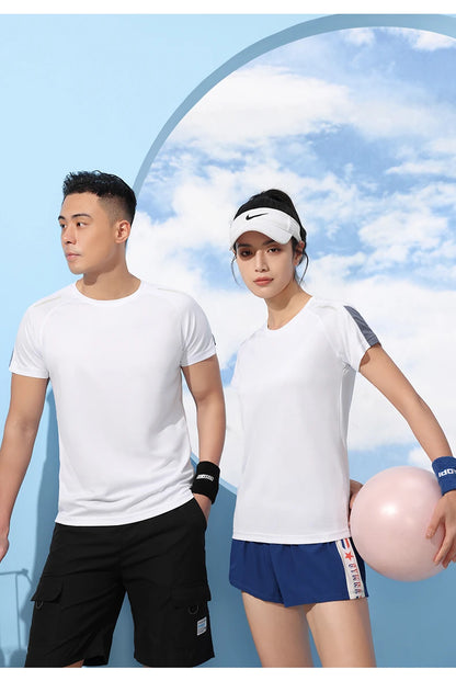 Sport T-shirt med Eget Tryck – Quick Dry, Kortärm, Unisex | S–4XL