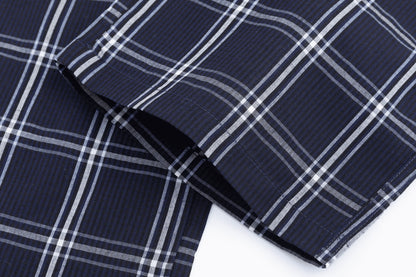 3pcs Men's Pajama Pants Autumn Simple Plaid Pattern Casual Cotton Sleepwear Trendy Elastic Waistband Home Pajama Bottoms