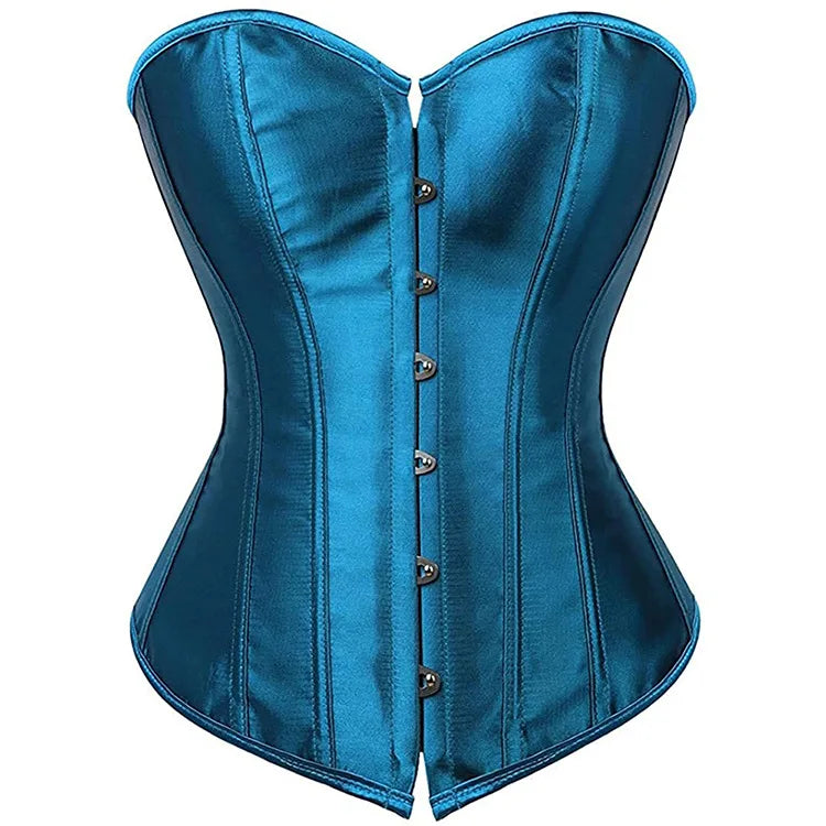 Sexig gotisk korsett shapewear dam steampunk snörning midjeträning